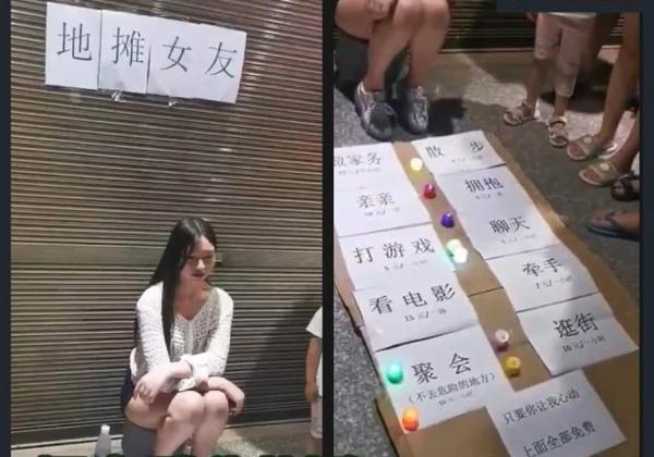 深圳街头出现一个新族群——“地摊女友”。