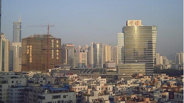 深圳福田区内的城中村（Jack Chui/Wikipedia/CC BY-SA 2.0）