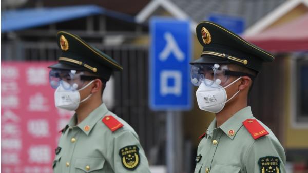 近期许多中国国企相继成立军事部门 “人民武装部 ”。示意图。（图片来源：GREG BAKER/AFP via Getty Images）