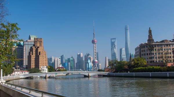 中国吸引外资的重要城市上海，图为苏州河畔。（图片来源：免费图片）
