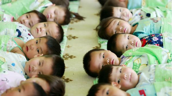 中国一所幼儿园的孩子们（Getty Images）