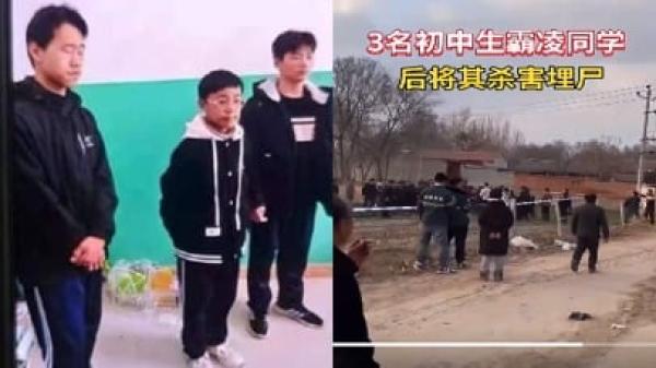 河北邯郸一名13岁初中生被3名同学残忍杀害后掩埋。（图片来源：网路截图）