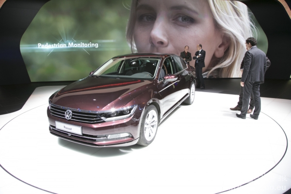 首发第八代大众Volkswagen的Passat (摄影：李牧/看中国）