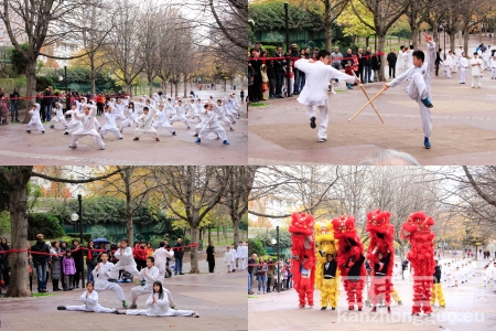 法国国际天行武道学生馆庆表演（林莲怡/摄影）