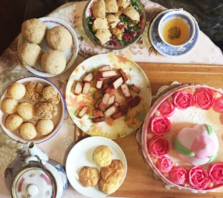 萍姑制作的各种点心。（摄影：林莲怡/看中国）