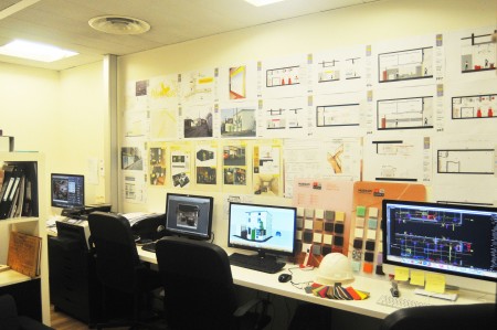 集舍设计设计公司的设计师设计台