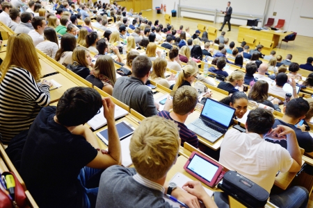 正在上课的德国大学生(Getty Images) 正在上课的德国大学生(Getty Images)