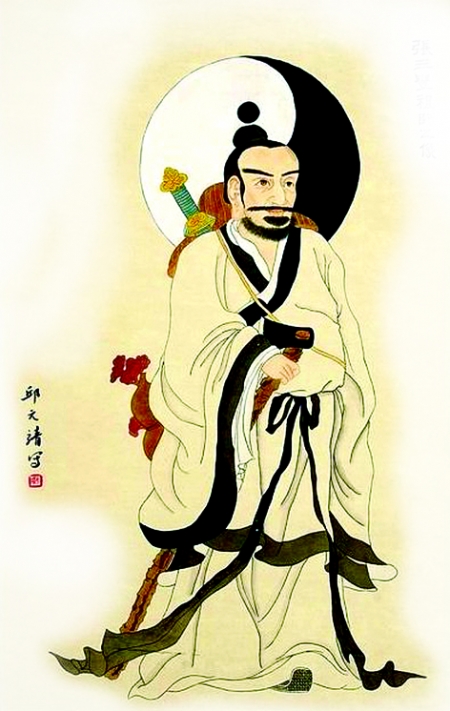 明朝张三丰的弟子邱元靖所绘的张三丰的画像(网络图片) 明朝张三丰的弟子邱元靖所绘的张三丰的画像(网络图片)