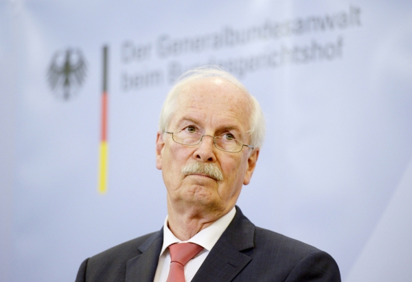 被开除的德国联邦总检察长哈拉尔德•朗格（AFP/Getty Images）