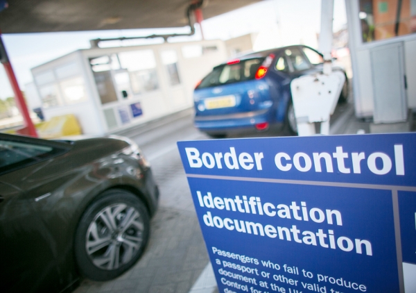 英国一处边防检查站（Getty Images)