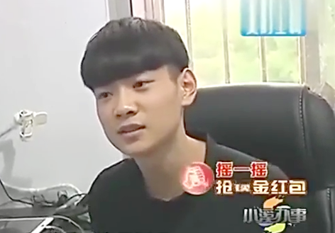 被骗的网络主播小明(化名)(视频截图) 被骗的网络主播小明(化名)(视频截图)