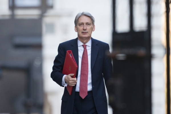 英国财政大臣菲利普•哈蒙德（Getty Images）