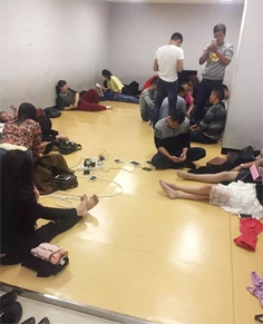 百余名大陆游客在济州岛被拒绝入境。(网络图片)