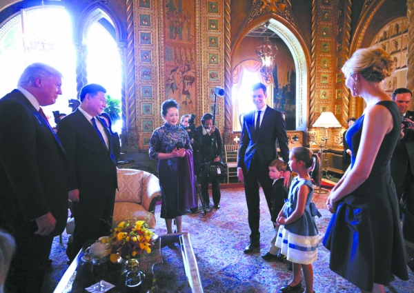 “川习会”期间,川普的5岁外孙女阿拉贝拉背诵唐诗和《三字经》。 “川习会”期间,川普的5岁外孙女阿拉贝拉背诵唐诗和《三字经》。