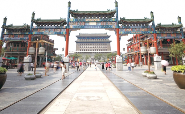 正阳门牌楼。（123RF）