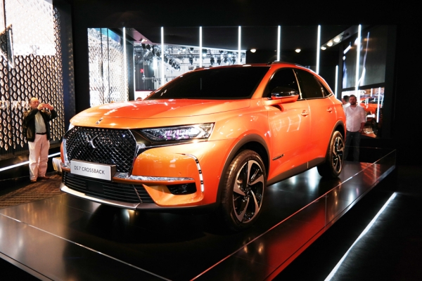 2017年在日内瓦车展展出的DS7 Crossback（Norbert Aepli/维基百科）