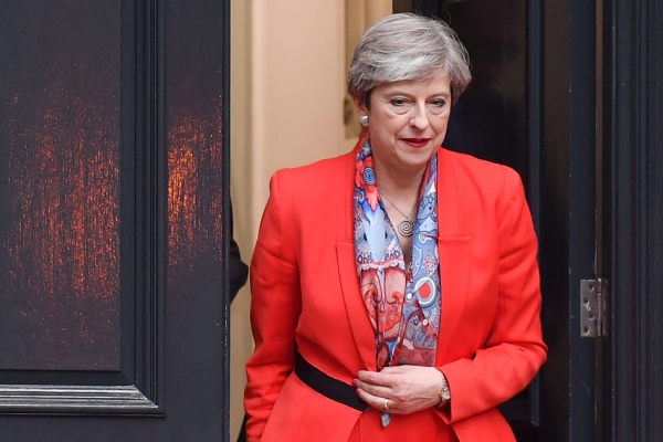 英国首相兼保守党领袖特蕾莎•梅(AFP/Getty Images) 英国首相兼保守党领袖特蕾莎•梅(AFP/Getty Images)