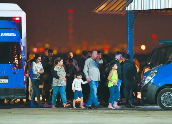 罗马尼亚黑海沿岸的Midia港口难民中心（AFP/Getty Images）
