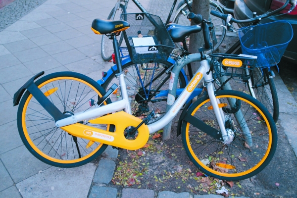 oBike公司的小黄车(Getty Images) oBike公司的小黄车(Getty Images)