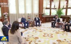 中南海丰泽园的纯一斋，习近平在这里会见白俄罗斯总统卢卡申科。（视频截图）