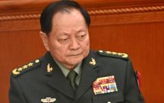 2025年3月4日，中央军委会副主席张又侠在北京人民大会堂出席中国人民政治协商会议开幕式。（图片来源：PEDRO PARDO/AFP via Getty Images）