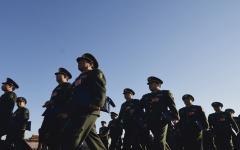 军队代表入京开会（MARK RALSTON/AFP/Getty Images）
