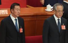 2025年3月4日，胡春华出席在北京人民大会堂举行第十四届中国人民政治协商会议（政协）第三次会议开幕式。（图片来源：Lintao Zhang/Getty Images）