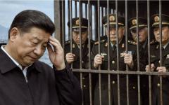 权力继承的崩溃，习近平在接班人的独裁心理和毛泽东最相似。（图片来源：网络图片 议报/AI）