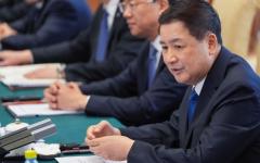 2024年4月26日，中共公安部长王小洪在北京钓鱼台国宾馆与美国国务卿布林肯举行会谈。（图片来源：Getty Images）