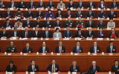 2025年3月11日，中共全国人民代表大会闭幕式现场。（图片来源：Getty Images）