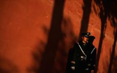 北京红墙（GREG BAKER/AFP/Getty Images) 