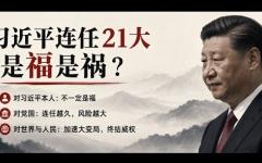 习氏连任21大对谁是福、对谁是祸（图片来源：吴祚来 /吴祚来 X @wuzuolai · Jul 30, 2026）