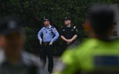 2026年5月14日，北京警察在执勤。示意图（图片来源：Pedro Pardo AFP via Getty Images）