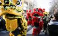 2月17日，巴黎13区中国新年彩妆大游行登场。