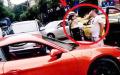 重庆保时捷女车主掌掴男司机耳光瞬间。(视频截图)