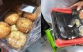 许多顾客还没结帐就直接拆开包装食用。