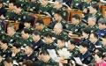 参加两会的军方代表（Getty Images）