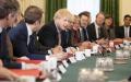 英国首相鲍里斯•约翰逊在大选后的首次内阁会议上发表讲话。（Getty Images）