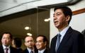 1月6日，骆惠宁首次以香港中联办主任身分发表讲话。（图片来源:STR/AFP via Getty Images）