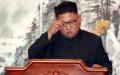2018年9月19日，金正恩与韩国总统文在寅在平壤百花园国宾馆举行联合新闻发布会。（图片来源：Pyeongyang Press Corps/Pool/Getty Images）