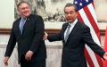 美国国务卿蓬佩奥与中共外交部长王毅（图片来源：ANDY WONG/AFP/Getty Images）