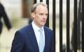 英国外交大臣拉布（Dominic Raab）（Getty Images）