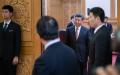 图为习近平2019年4月24日在北京大会堂迎宾（图片来源: Fred Dufour - Pool/Getty Images）