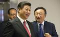 习近平和任正非（图片来源:MATTHEW LLOYD/AFP/Getty Images）
