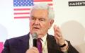 美国前众议院议长金里奇（Newt Gingrich）（图片来源：Slaven Vlasic/Getty Images for SiriusXM）