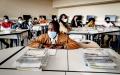 一法国中学课堂（JEFF PACHOUD/AFP via Getty Images）