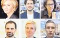 现任大区议会主席佩克莱斯（Valérie Pécresse）、绿党（EELV）的巴渝（Julien Bayou）、社会党（PS）普勒瓦尔（Audrey Pulvar）、共和国前进党（LRM）的圣马丁（Laurent Saint-Martin）、不屈法国党（FI）的奥汀（Clémentine Autain）以及国民联盟（RN）的巴尔德拉（Jordan Bardella）（从左至右，从上至下）（Wikipedia）