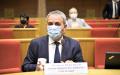 2020年9月，法国前卫生部长贝特朗在法国参议院出席参议院调查Covid-19疫情委员会的听证会（BERTRAND GUAY/AFP via Getty Images）