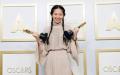 赵婷成奥斯卡大赢家。（Getty Images)