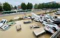 郑州城区京广隧道被洪水淹没。（STR/AFP via Getty Images）
